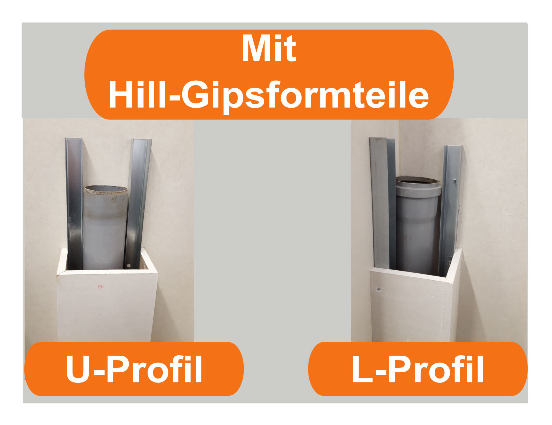 Hill-Gipsformteile